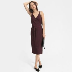 Everlane Japanese Goweave Tank Wrap Dress